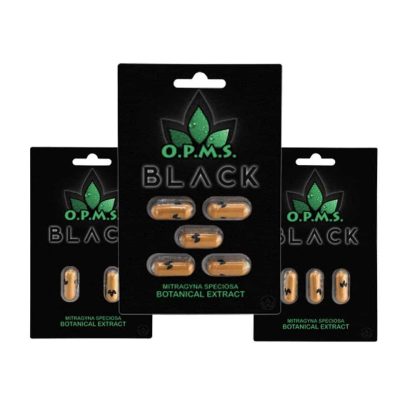 OPMS Kratom Black Capsules - (10PK)