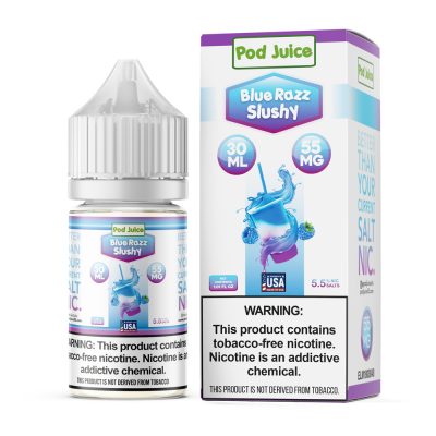 Pod Juice Blue Razz Slushy - 30ml
