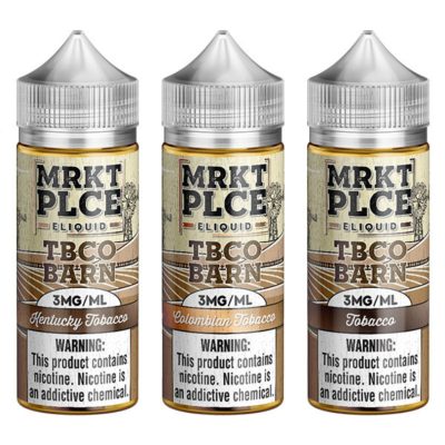 MRKT PLCE TBCO Barn E-Liquid 100ml (FREEBASE)