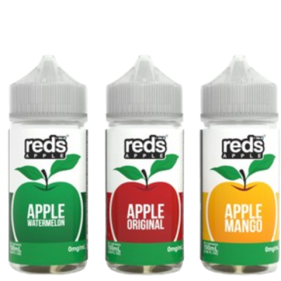 Reds Apple E-Liquid 100ml (FREEBASE)
